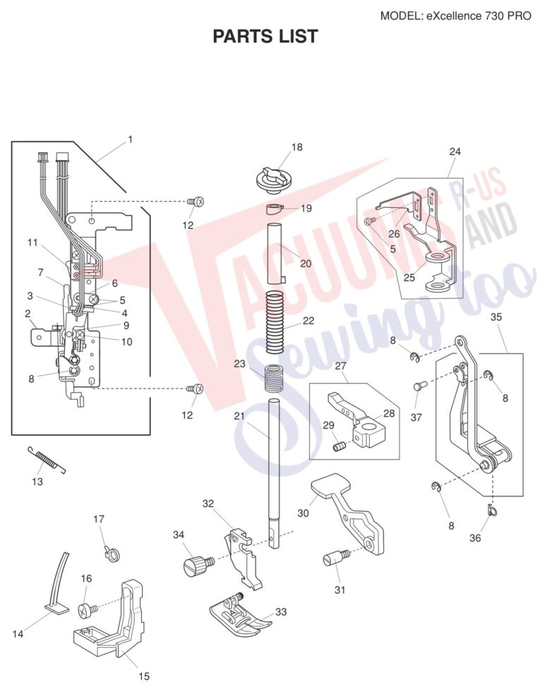 Elna EL730PRO schematic page 6 preview