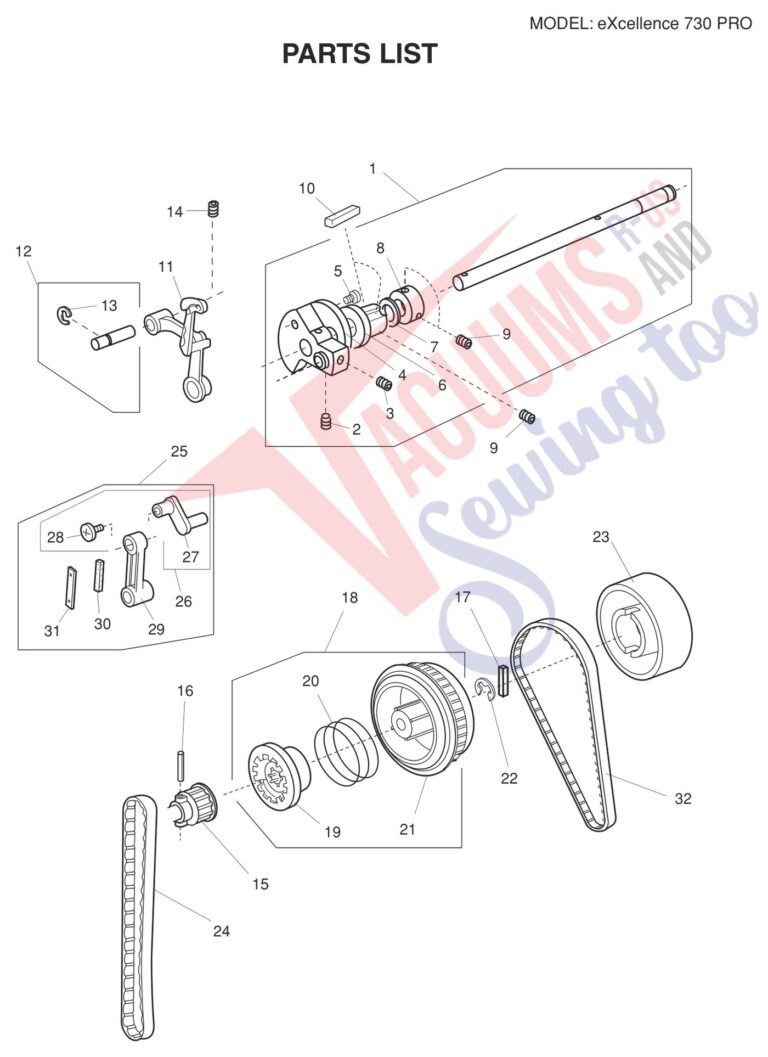 Elna EL730PRO schematic page 10 preview