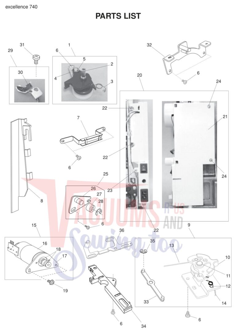 Elna EL740 V2 schematic page 2 preview