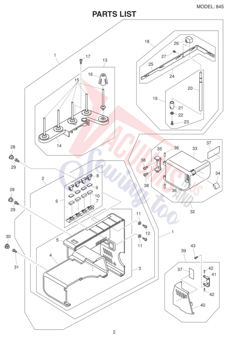 Elna EL745 V2 schematic page 7 preview