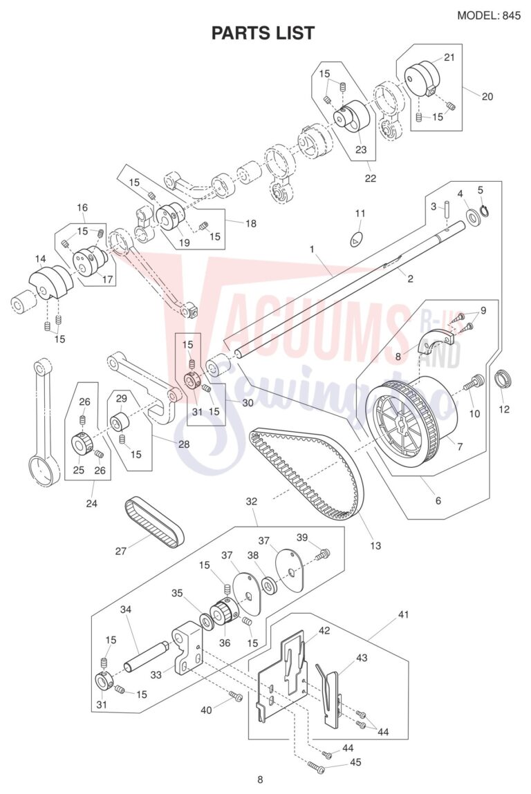 Elna EL745 V2 schematic page 13 preview