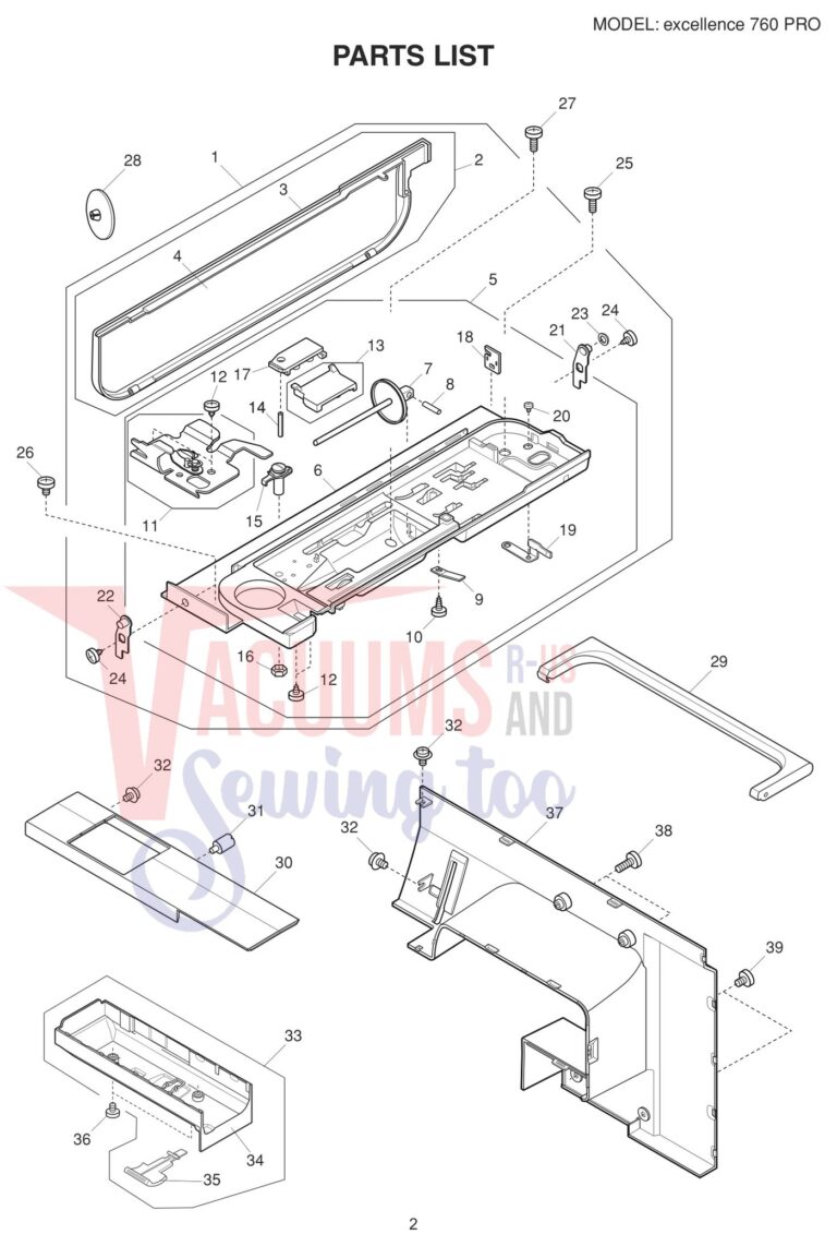 Elna EL760PRO schematic page 4 preview