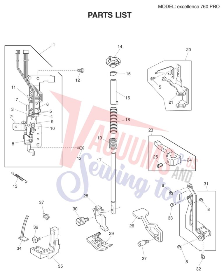 Elna EL760PRO schematic page 6 preview