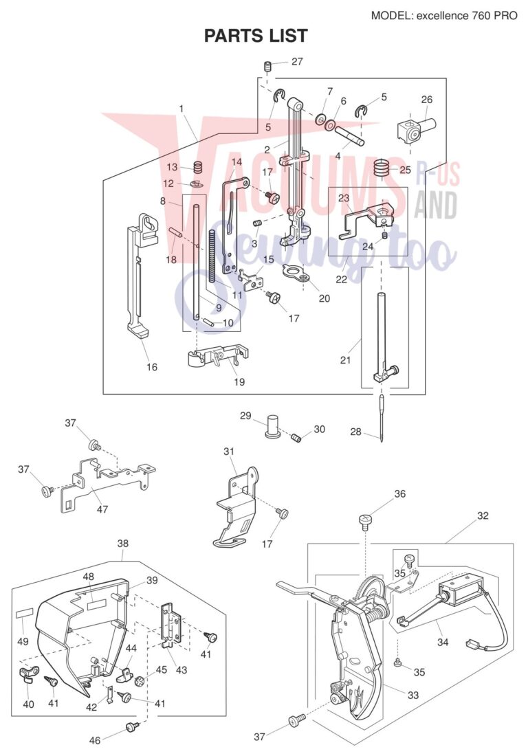 Elna EL760PRO schematic page 8 preview