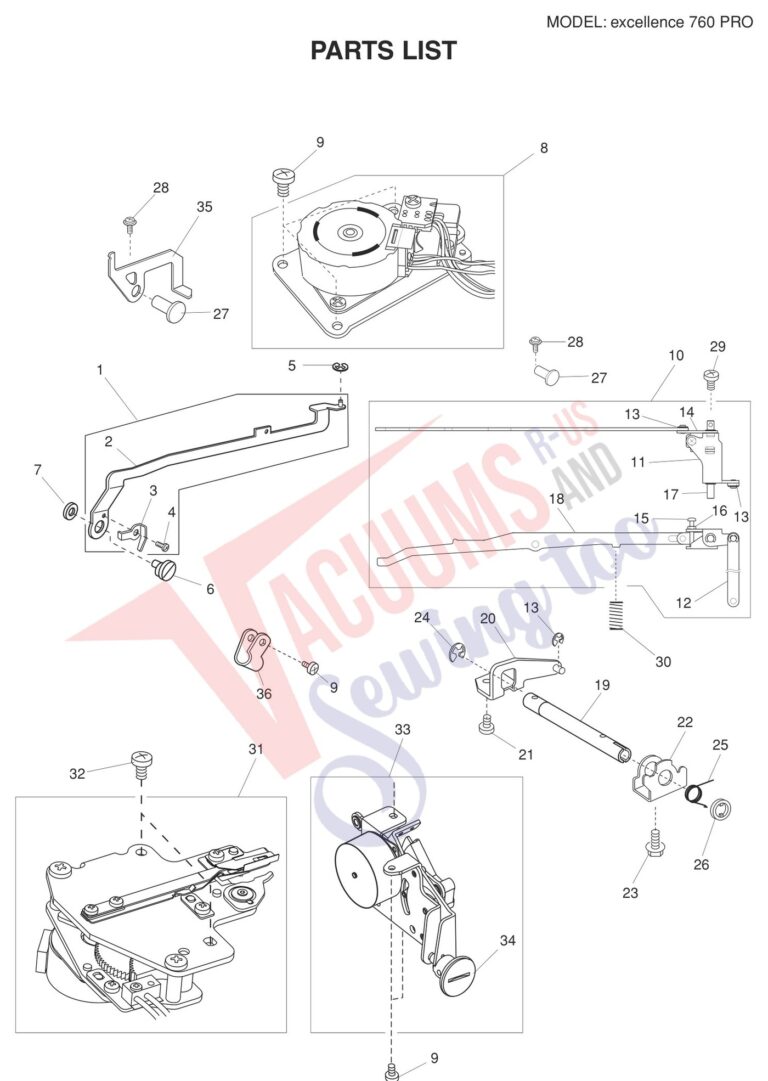 Elna EL760PRO schematic page 9 preview