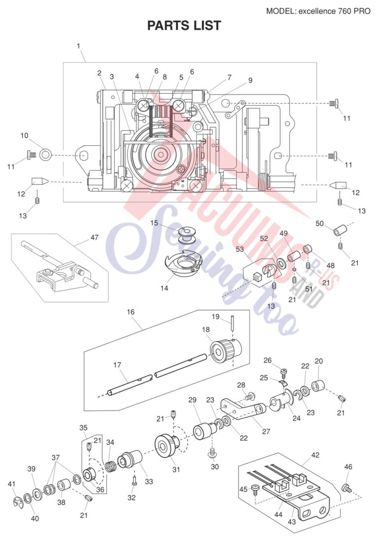 Elna EL760PRO schematic page 11 preview