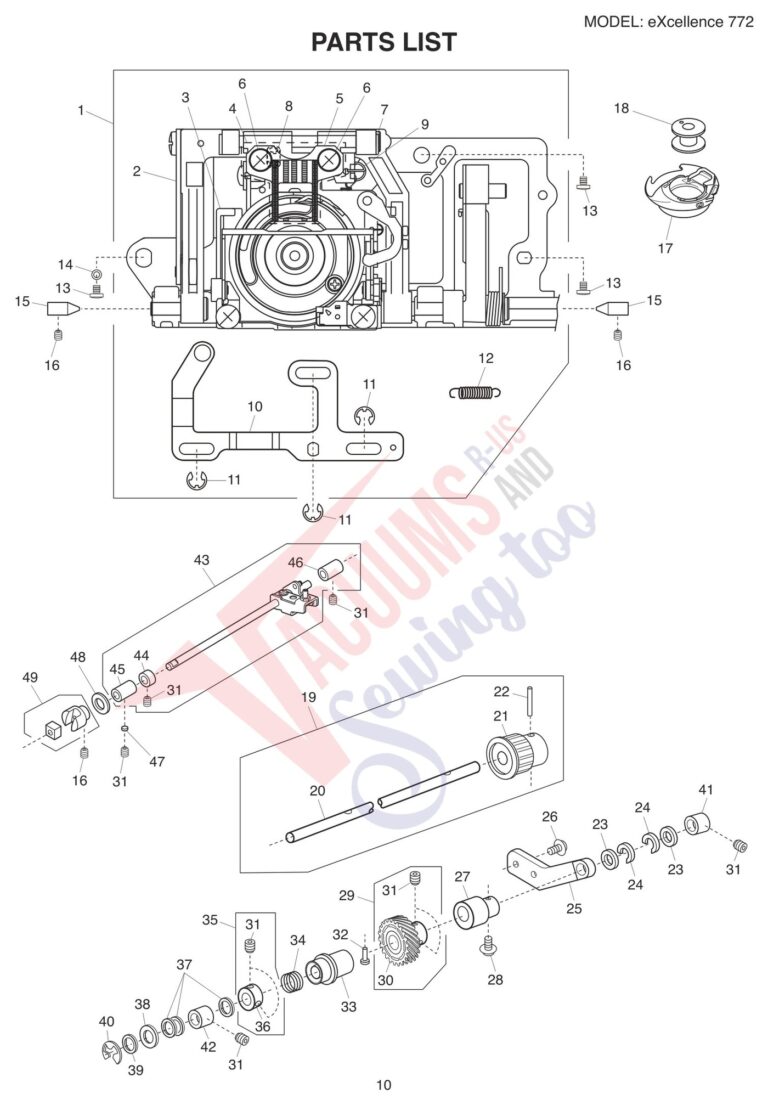 Elna EL772 schematic page 2 preview