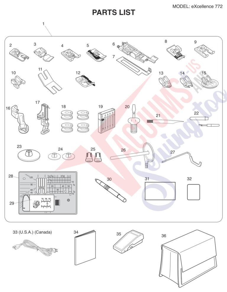 Elna EL772 schematic page 6 preview