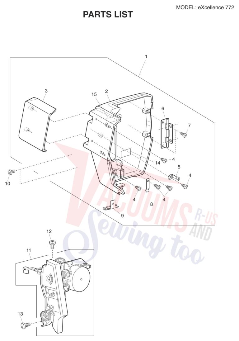 Elna EL772 schematic page 7 preview