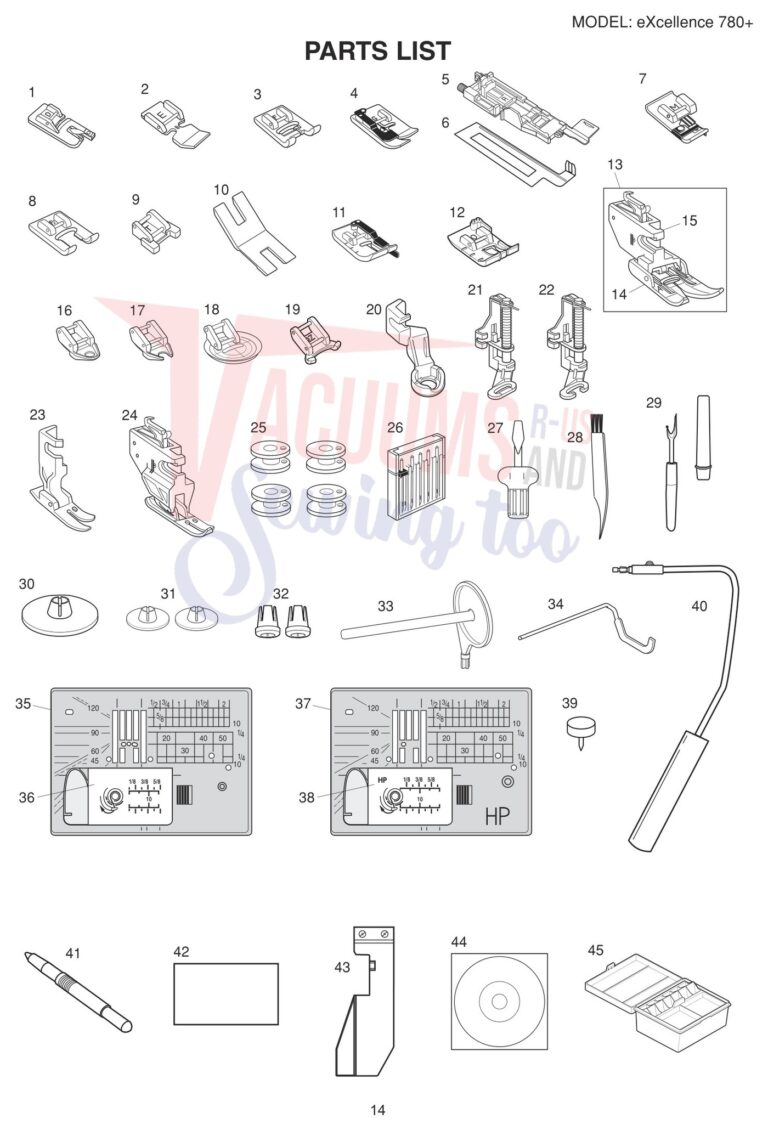 Elna EL780PLUS schematic page 6 preview