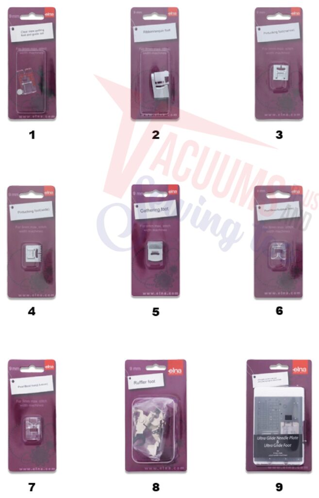 Elna EL780PLUS exploded schematic diagram (page 9)