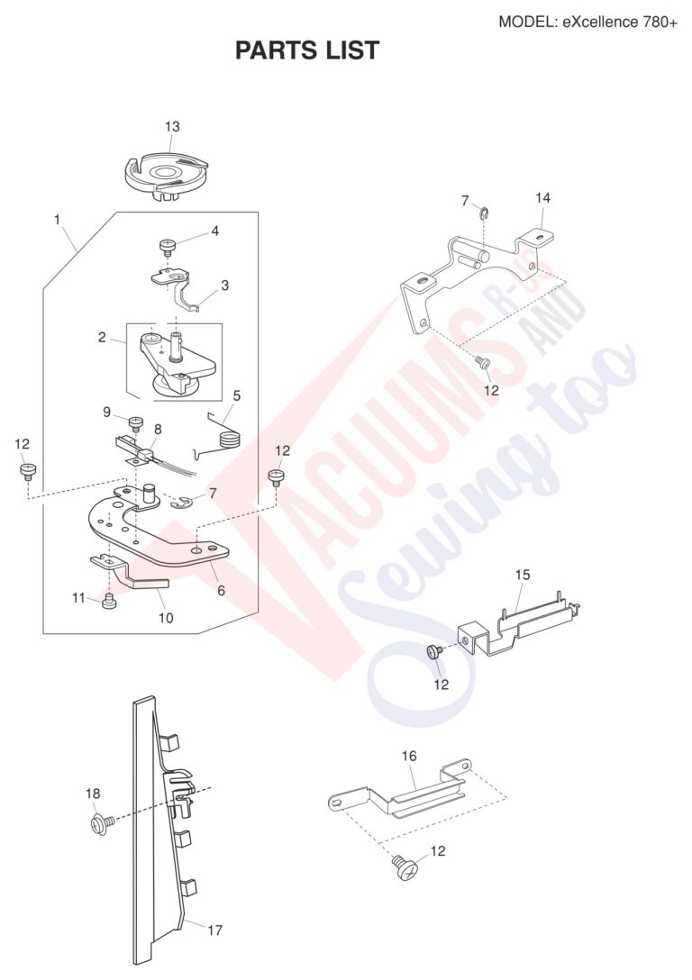 Elna EL780PLUS schematic page 14 preview