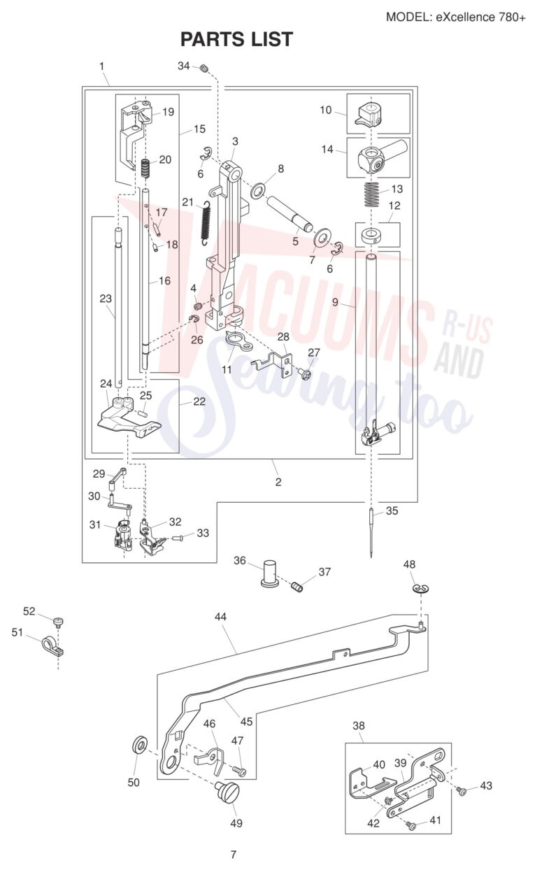 Elna EL780PLUS schematic page 18 preview
