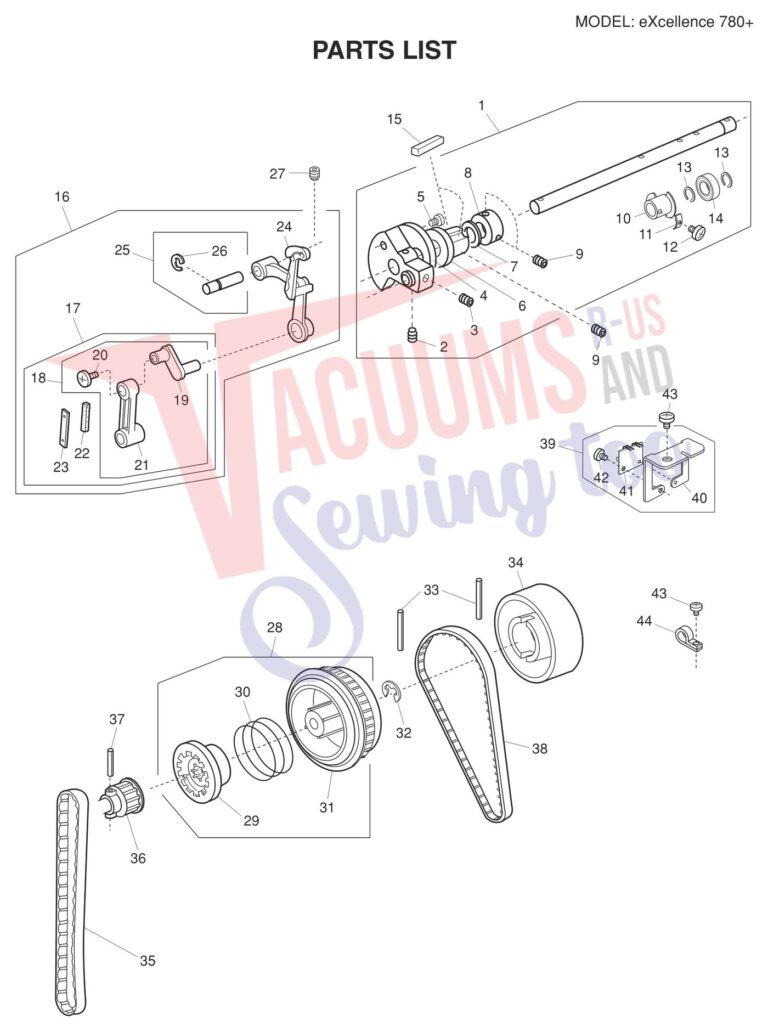 Elna EL780PLUS schematic page 19 preview
