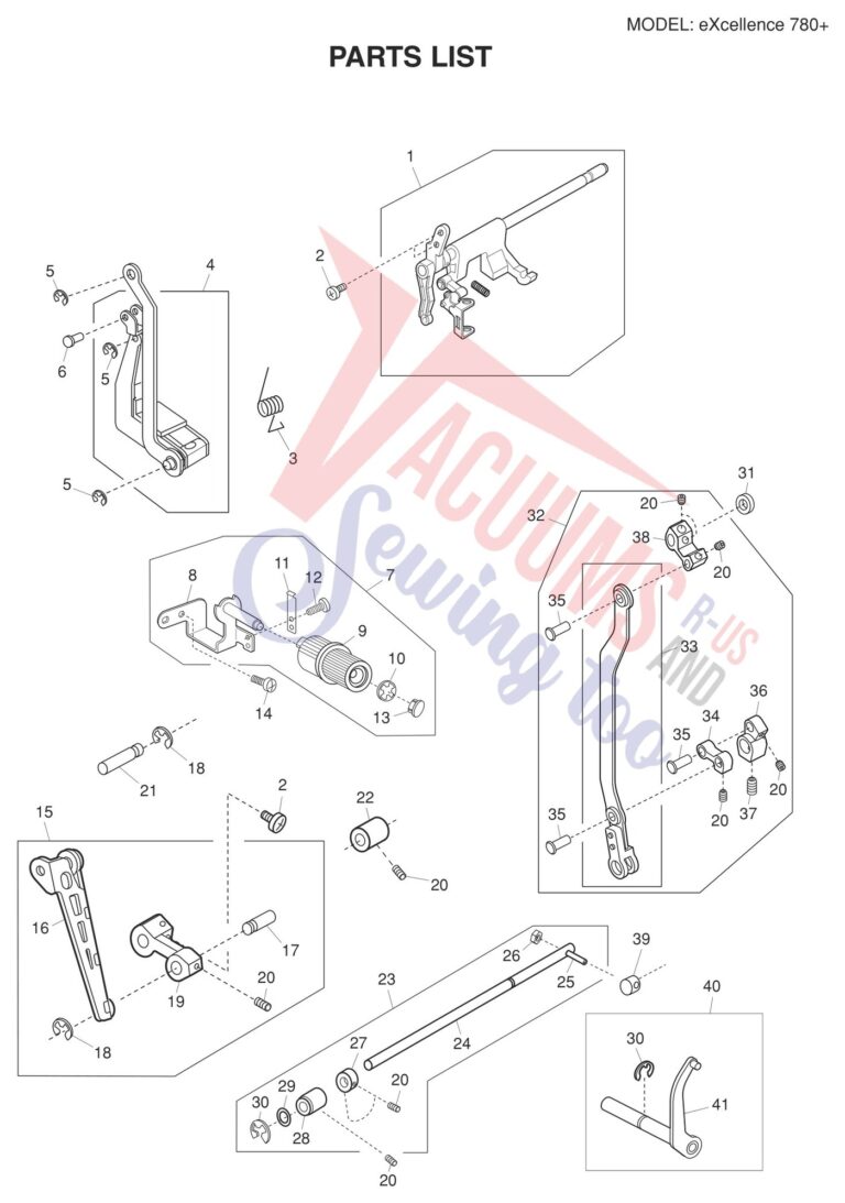 Elna EL780PLUS schematic page 20 preview