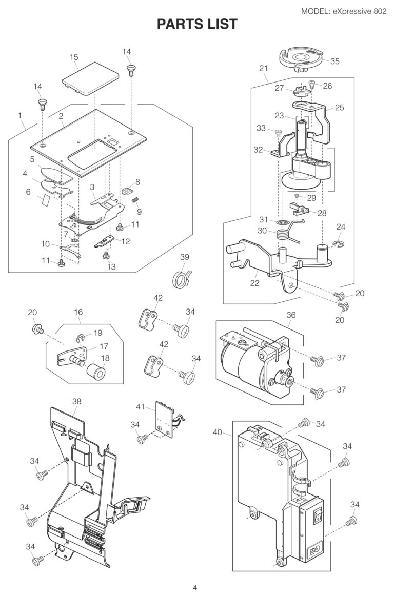 Elna EL802 schematic page 4 preview