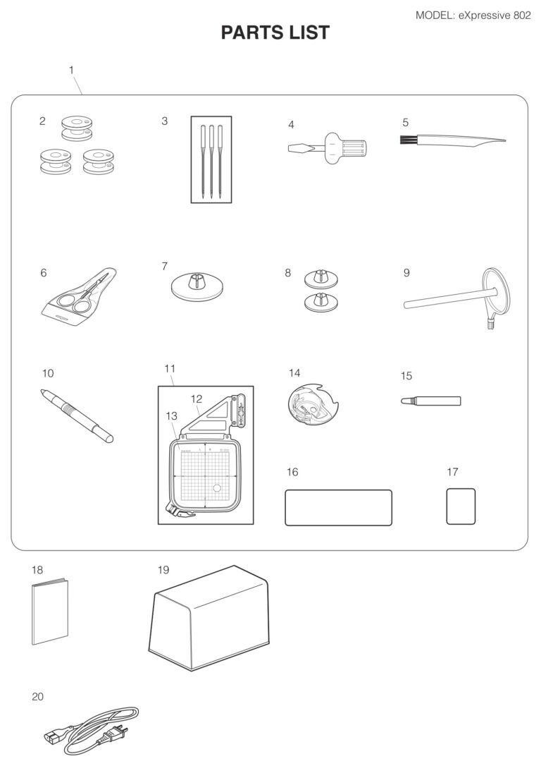 Elna EL802 schematic page 8 preview