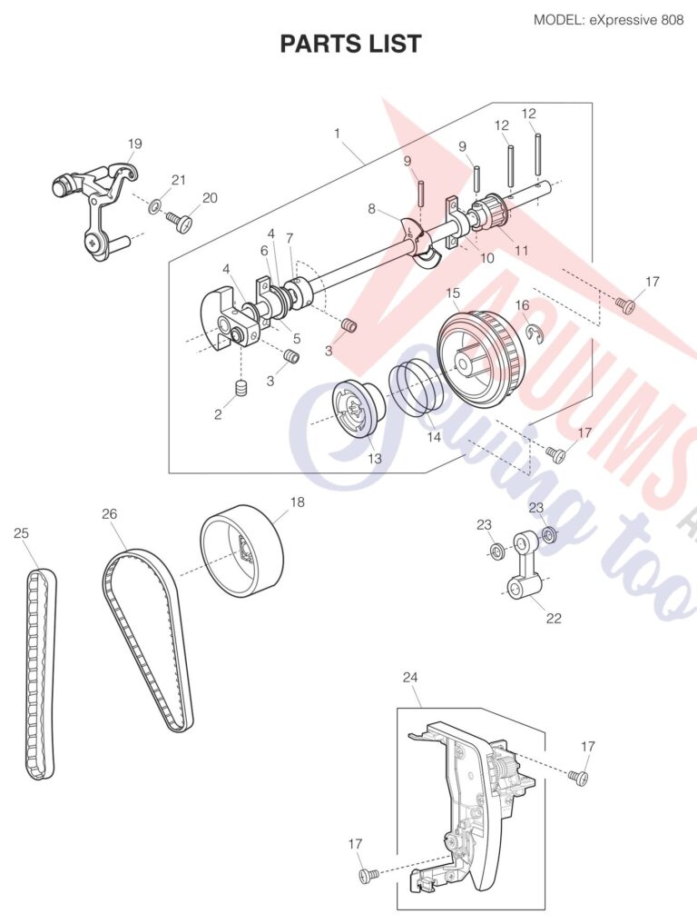 Elna EL808 schematic page 1 preview