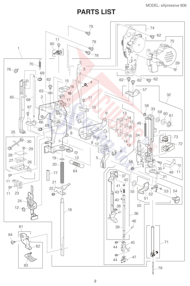 Elna EL808 schematic page 2 preview