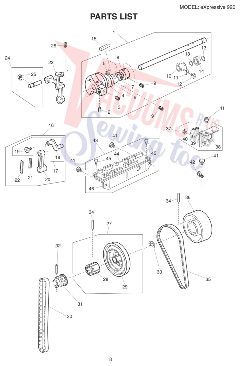 Elna EL920 V2 schematic page 18 preview