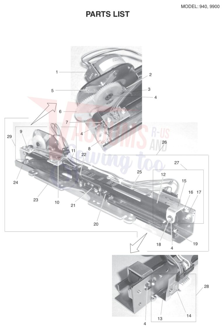 Elna EL940PRO schematic page 6 preview