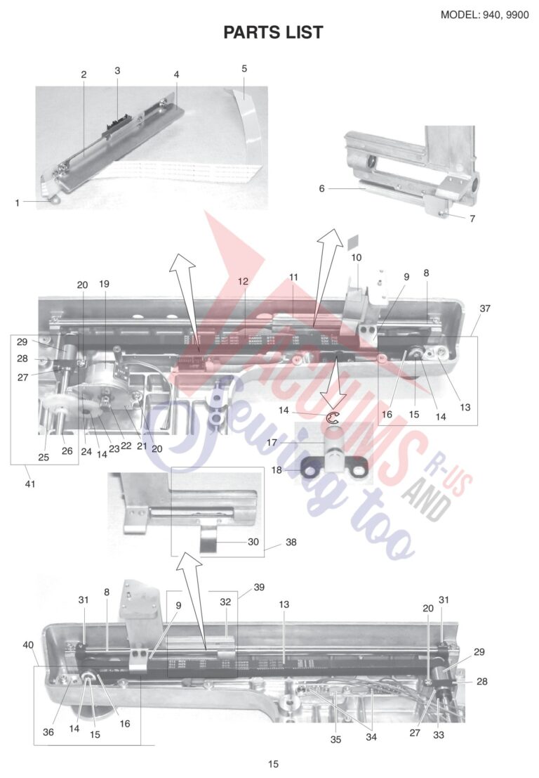 Elna EL940PRO schematic page 7 preview