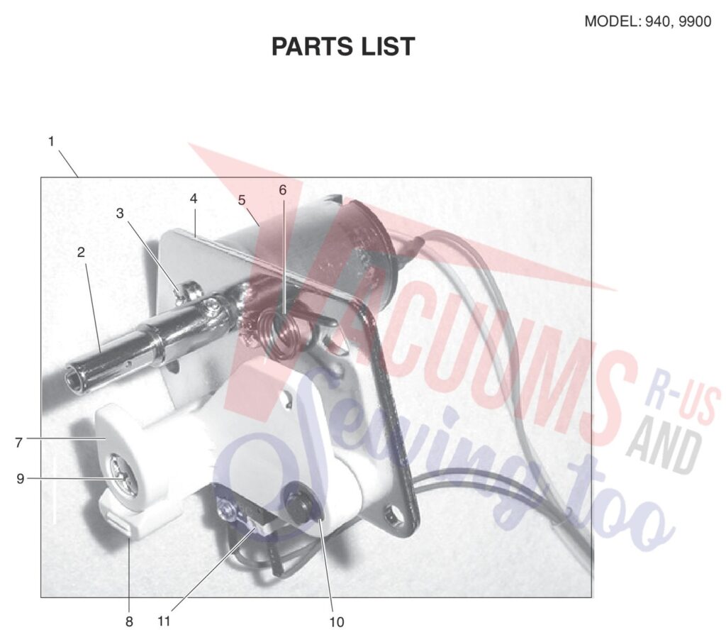 Elna EL940PRO exploded schematic diagram (page 11)
