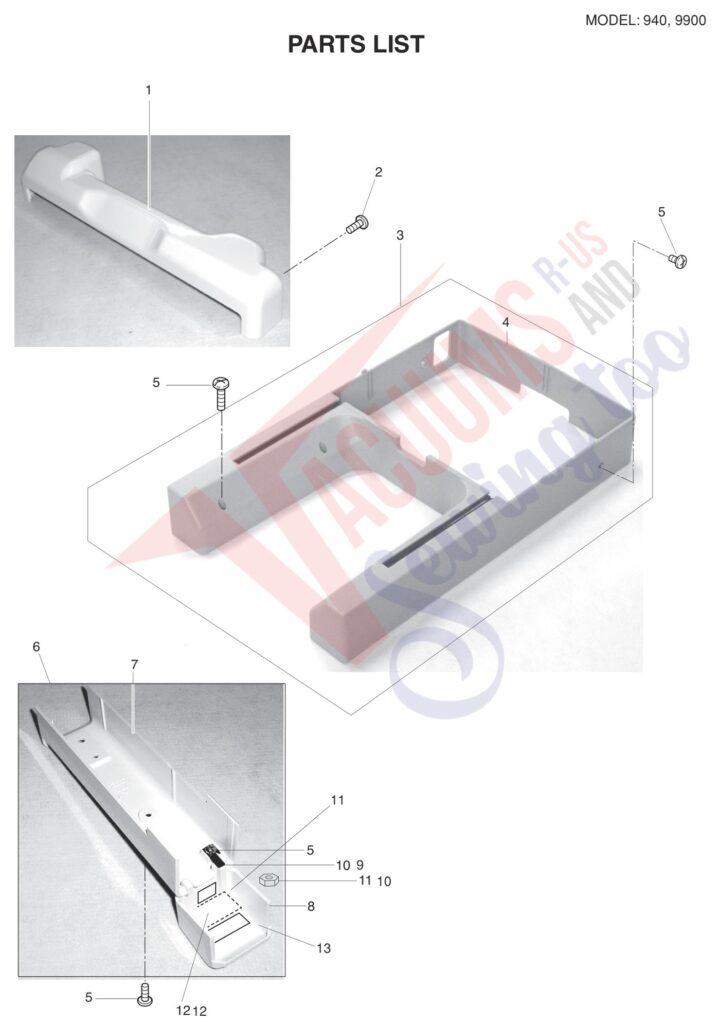 Elna EL940PRO exploded schematic diagram (page 16)