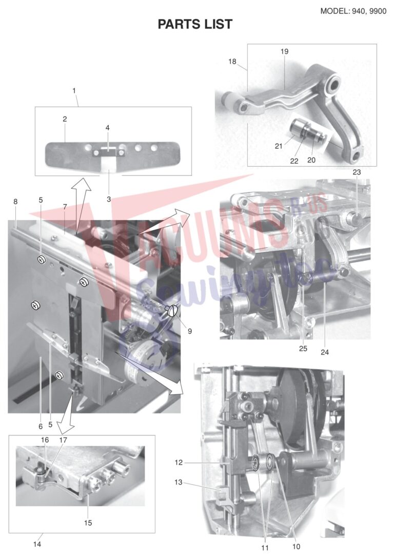 Elna EL940PRO schematic page 20 preview