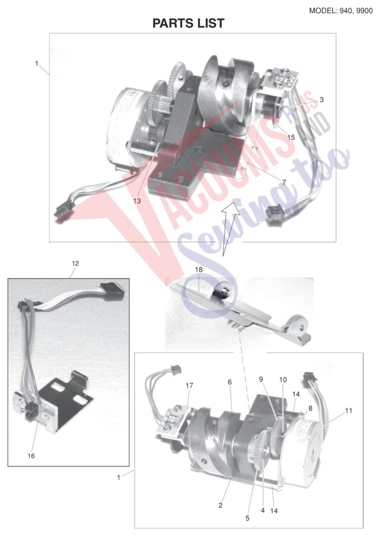 Elna EL940PRO schematic page 22 preview