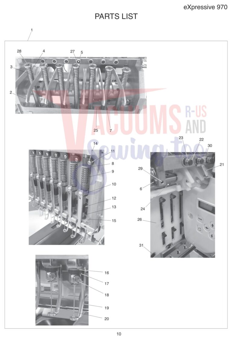 Elna EL970 V2 schematic page 2 preview