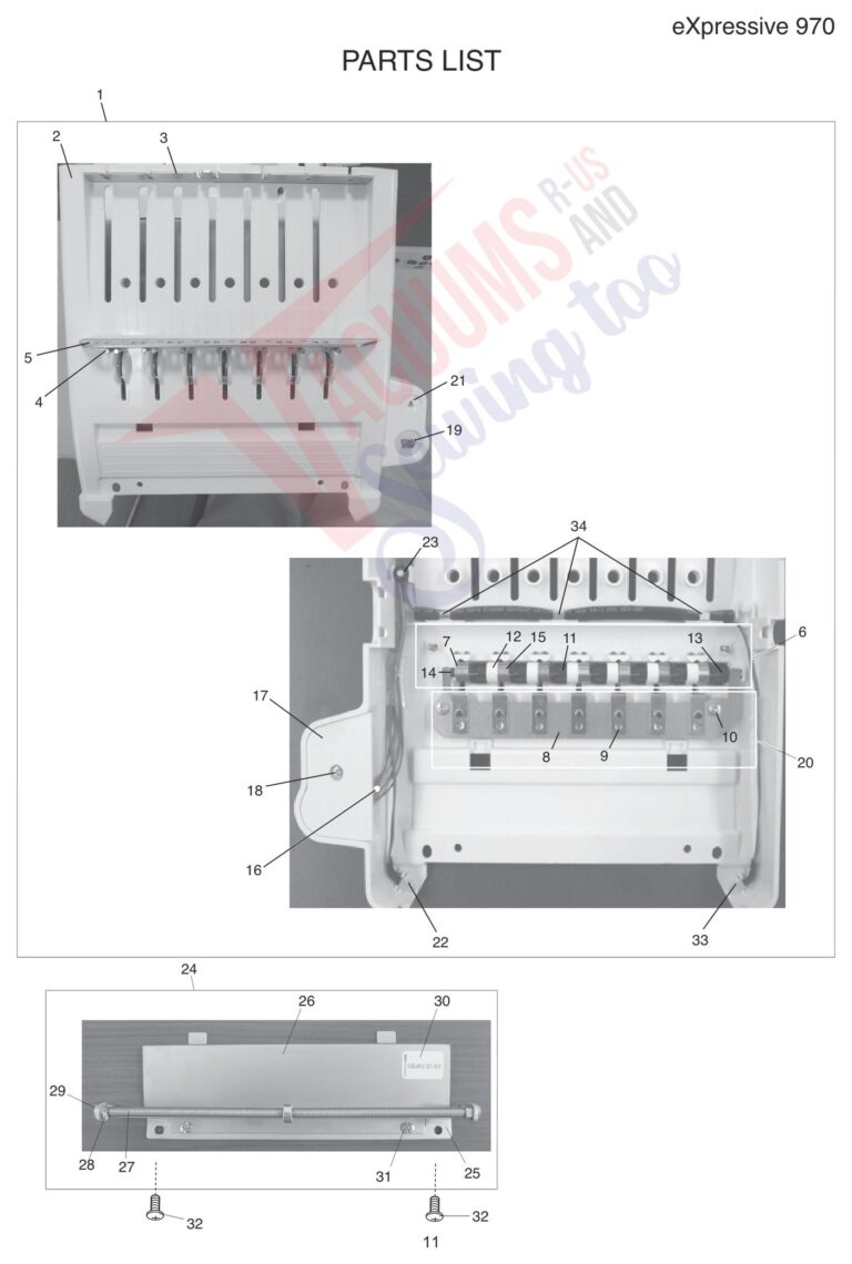 Elna EL970 V2 schematic page 3 preview