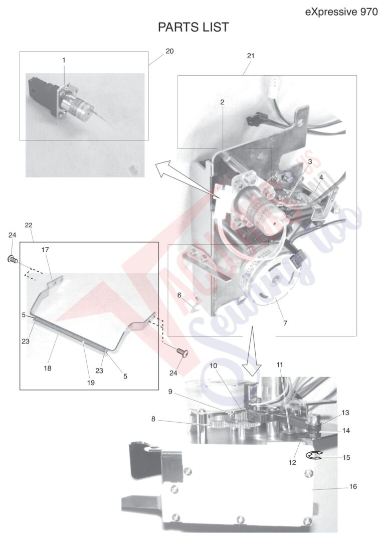 Elna EL970 V2 schematic page 4 preview