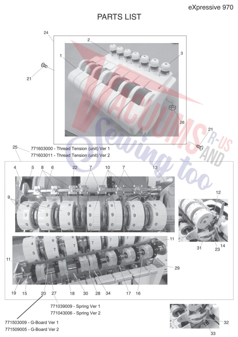 Elna EL970 V2 schematic page 5 preview
