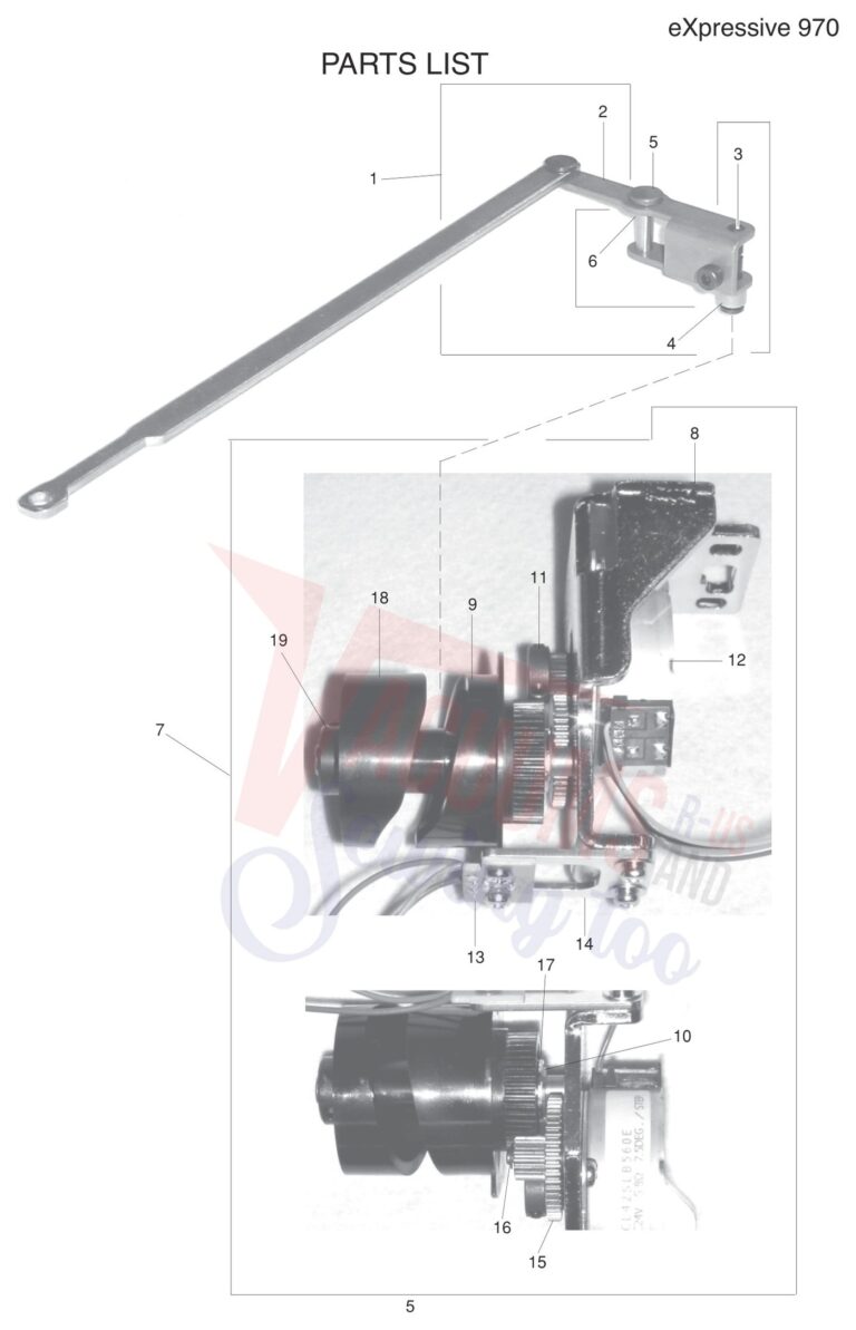 Elna EL970 V2 schematic page 18 preview