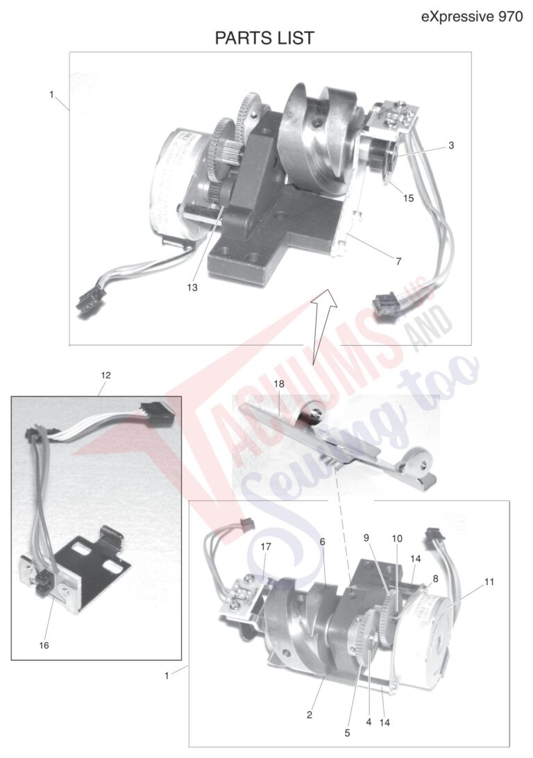 Elna EL970 V2 schematic page 22 preview