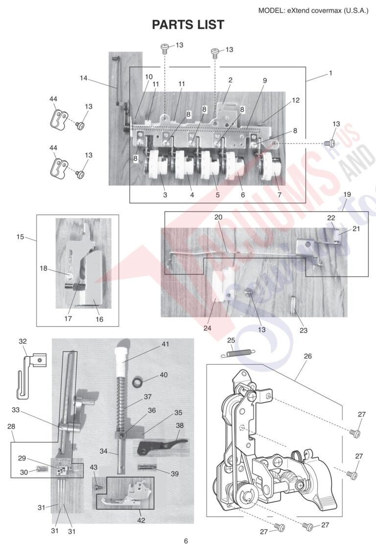 Elna ELCOVERMAX schematic page 8 preview