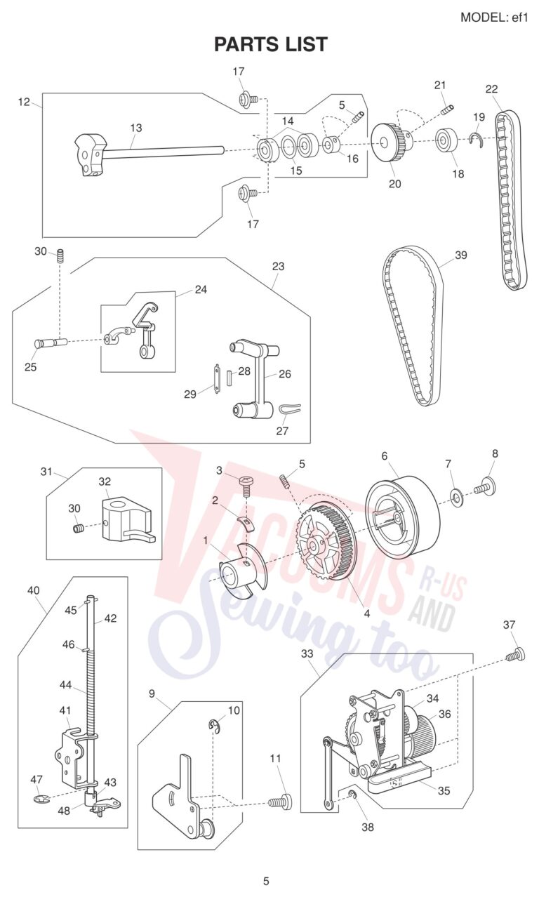 Elna ELEF1 schematic page 6 preview