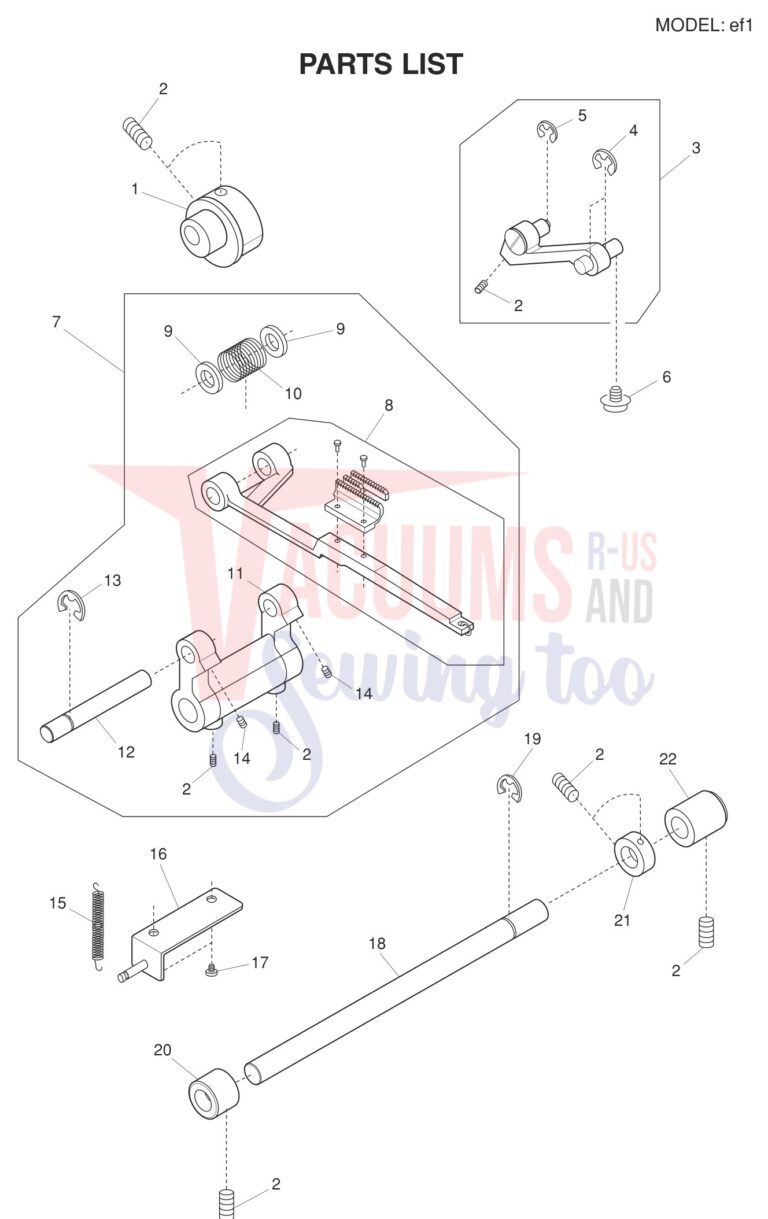 Elna ELEF1 schematic page 8 preview