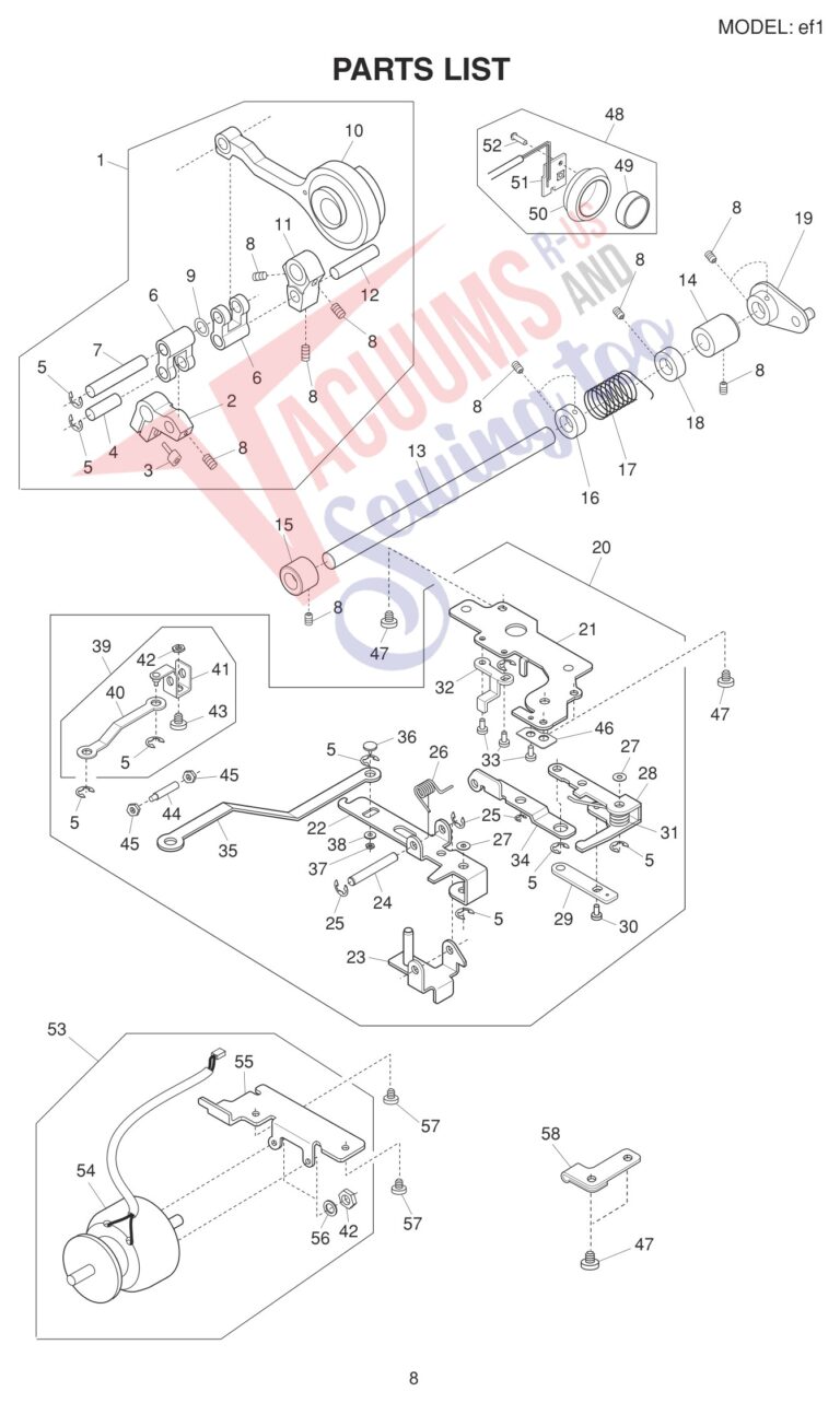 Elna ELEF1 schematic page 9 preview