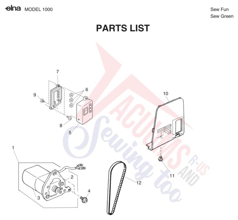 Elna ELSEWFUN schematic page 8 preview