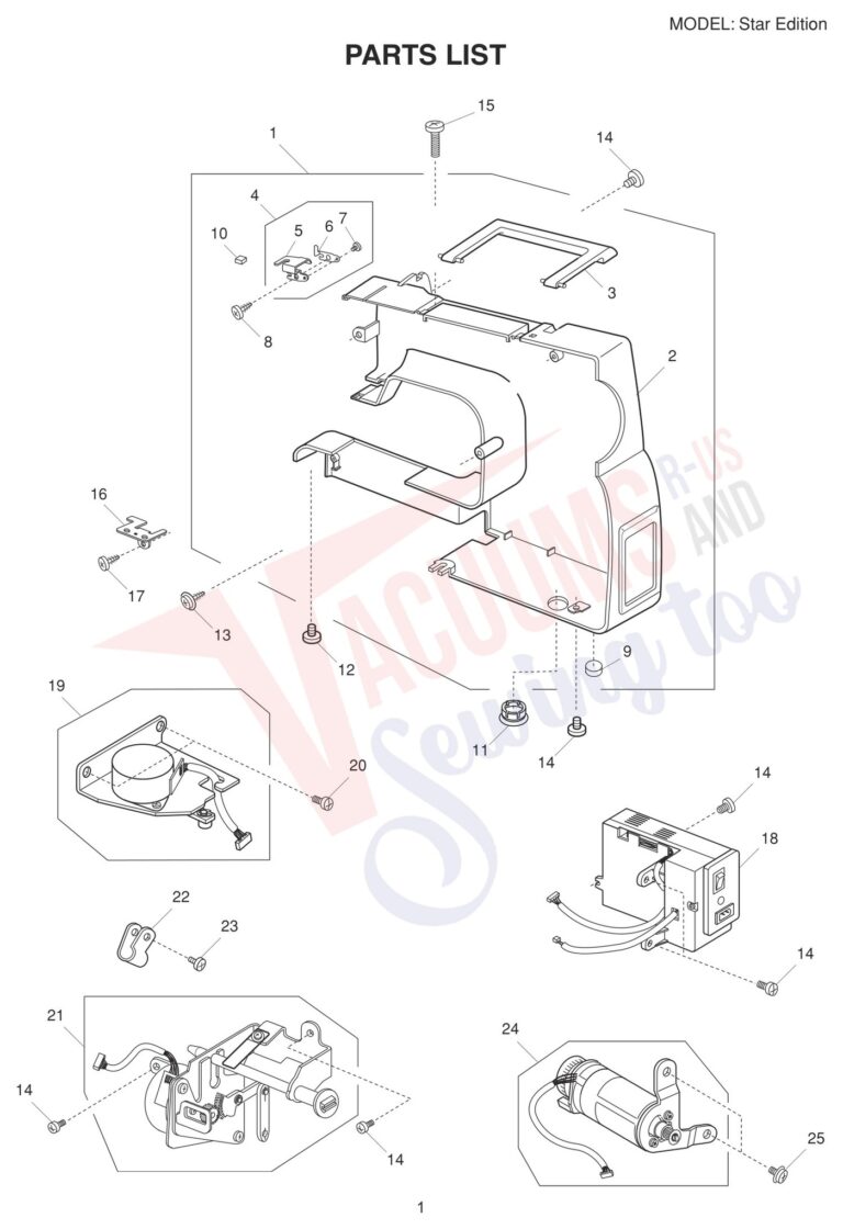 Elna ELSTAR schematic page 1 preview