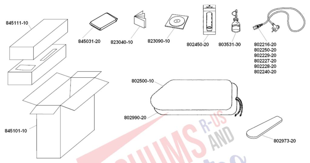 Elna EP720 exploded schematic diagram (page 6)
