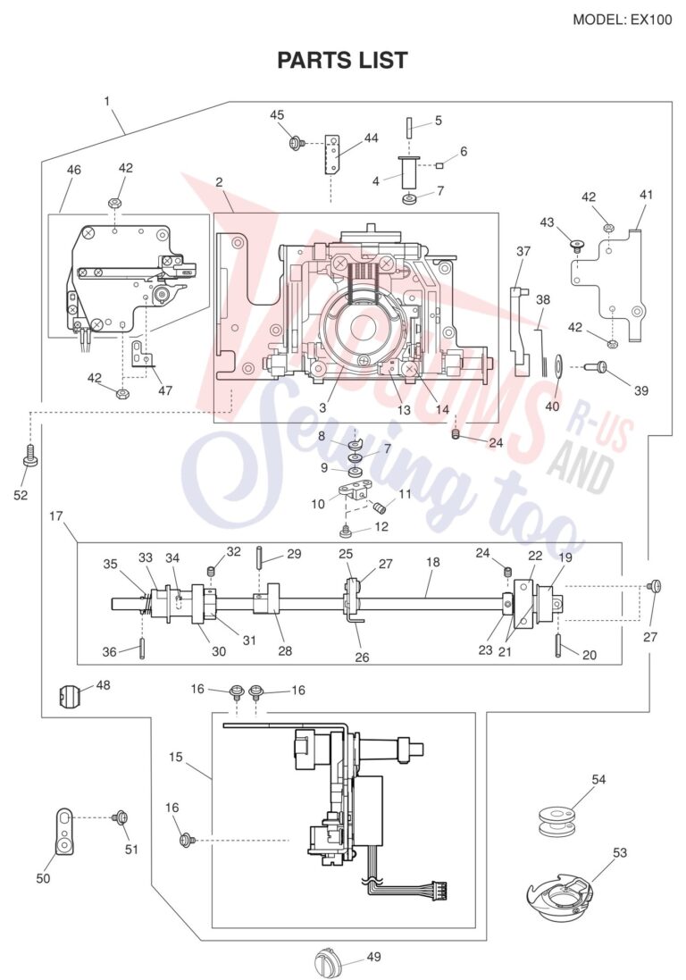 Necchi EX100 schematic page 3 preview