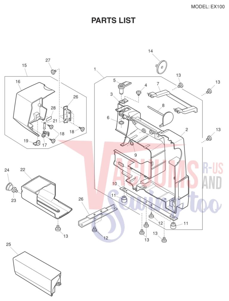 Necchi EX100 schematic page 5 preview