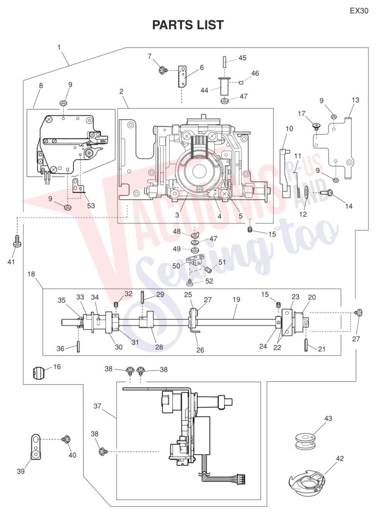 Necchi EX30 schematic page 3 preview