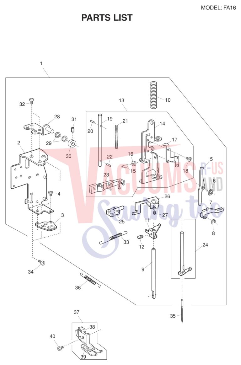 Necchi FA16 schematic page 2 preview