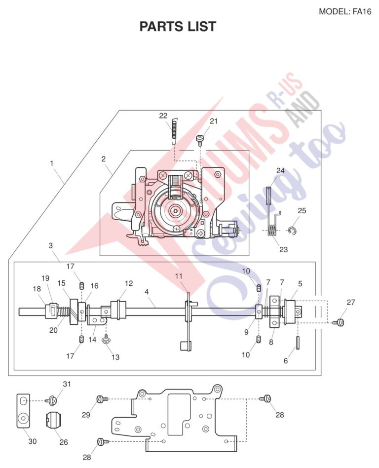 Necchi FA16 schematic page 3 preview