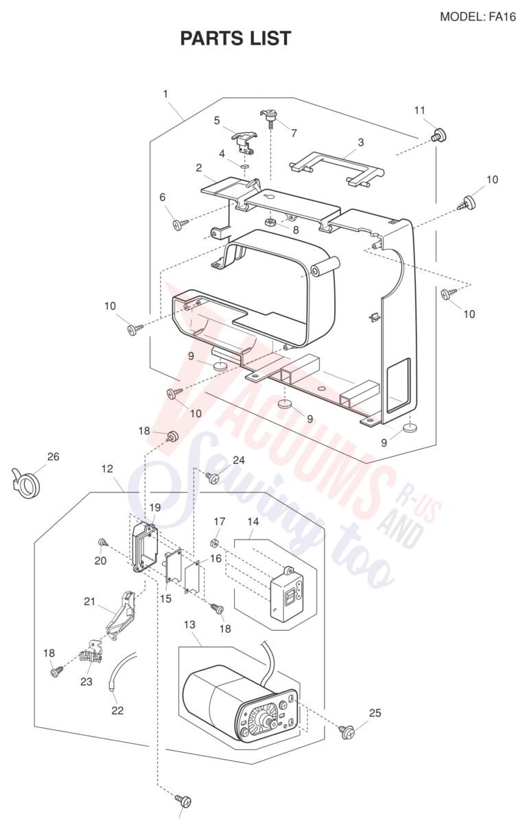 Necchi FA16 schematic page 7 preview