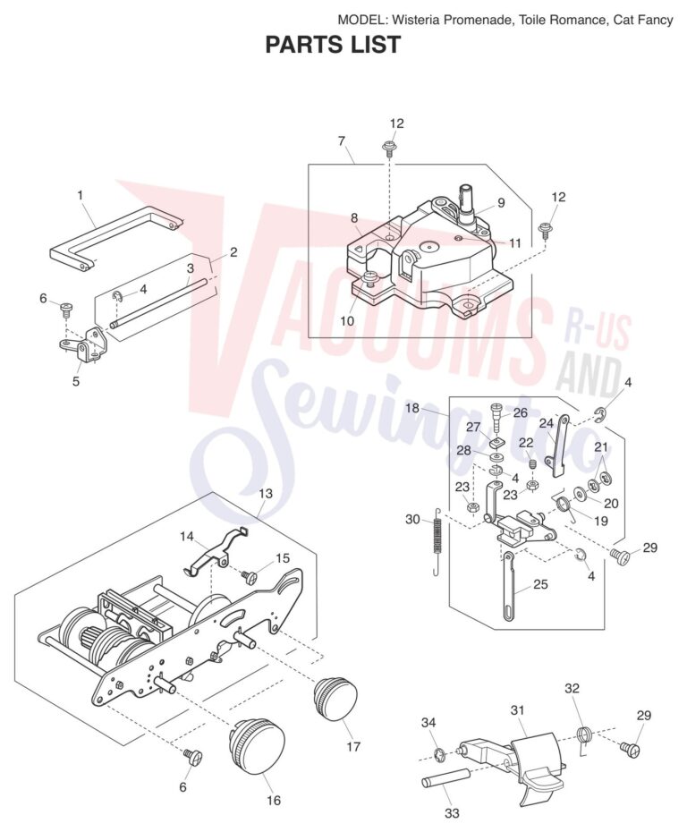 Janome Fancy schematic page 5 preview